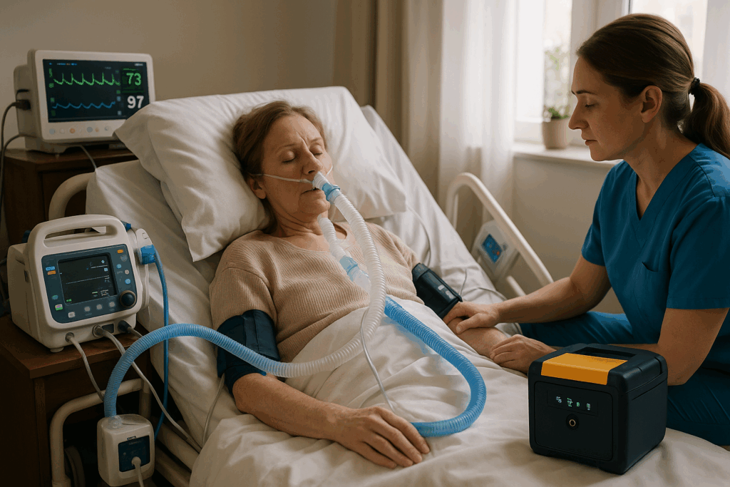 Frösunda prioriterar alltid patientens säkerhet, oavsett om det är strömavbrott eller ej.